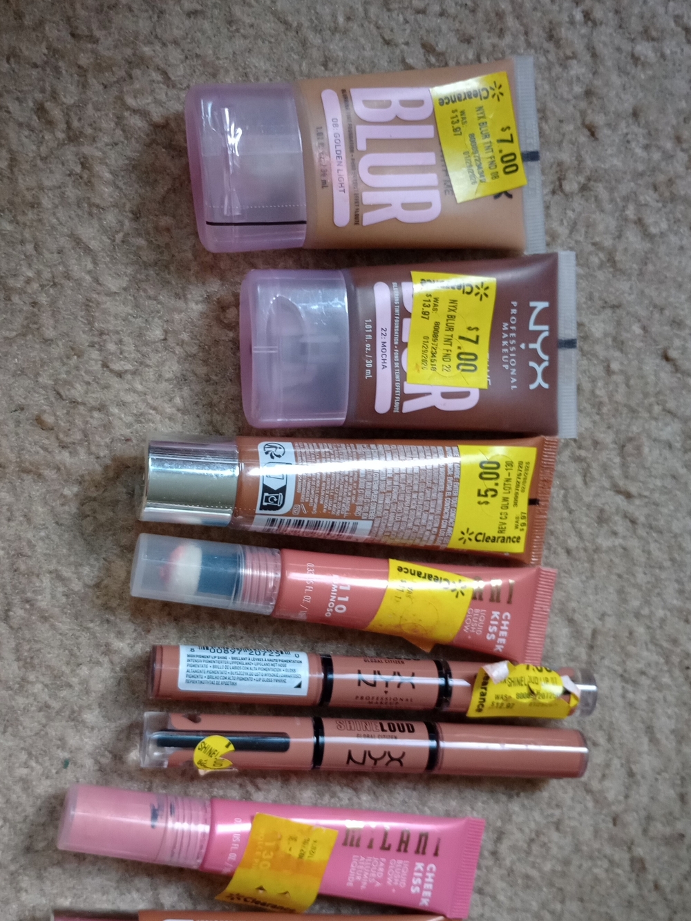 collection of NYX Professional Makeup Bare With Me Blur Tint Foundation, Revlon